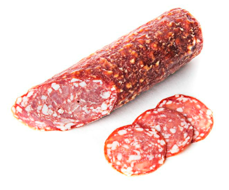 Ковбаса сиров'ялена з свинини, яловичини, курятини, сорт вищий, ДСТУ 4427, 1 кг